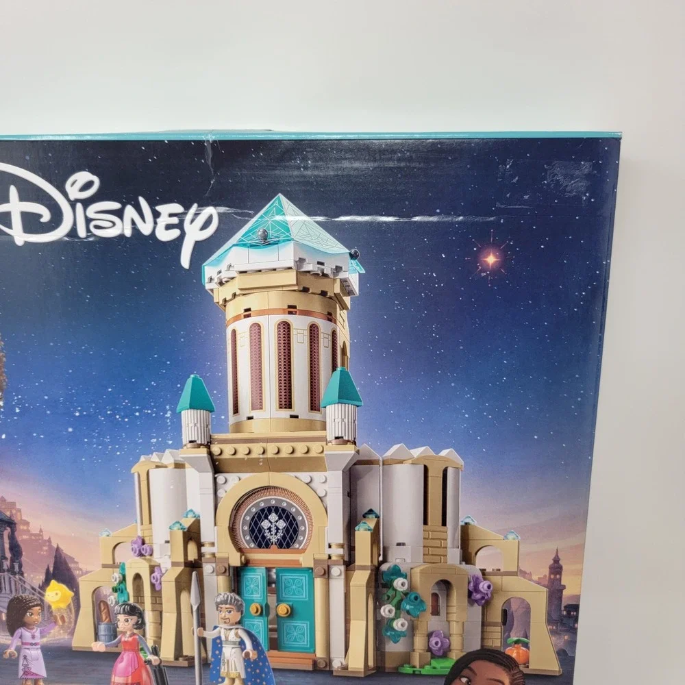 New LEGO 43224 Disney Wish King Magnifico's Castle Building Toy Set - 613 pieces